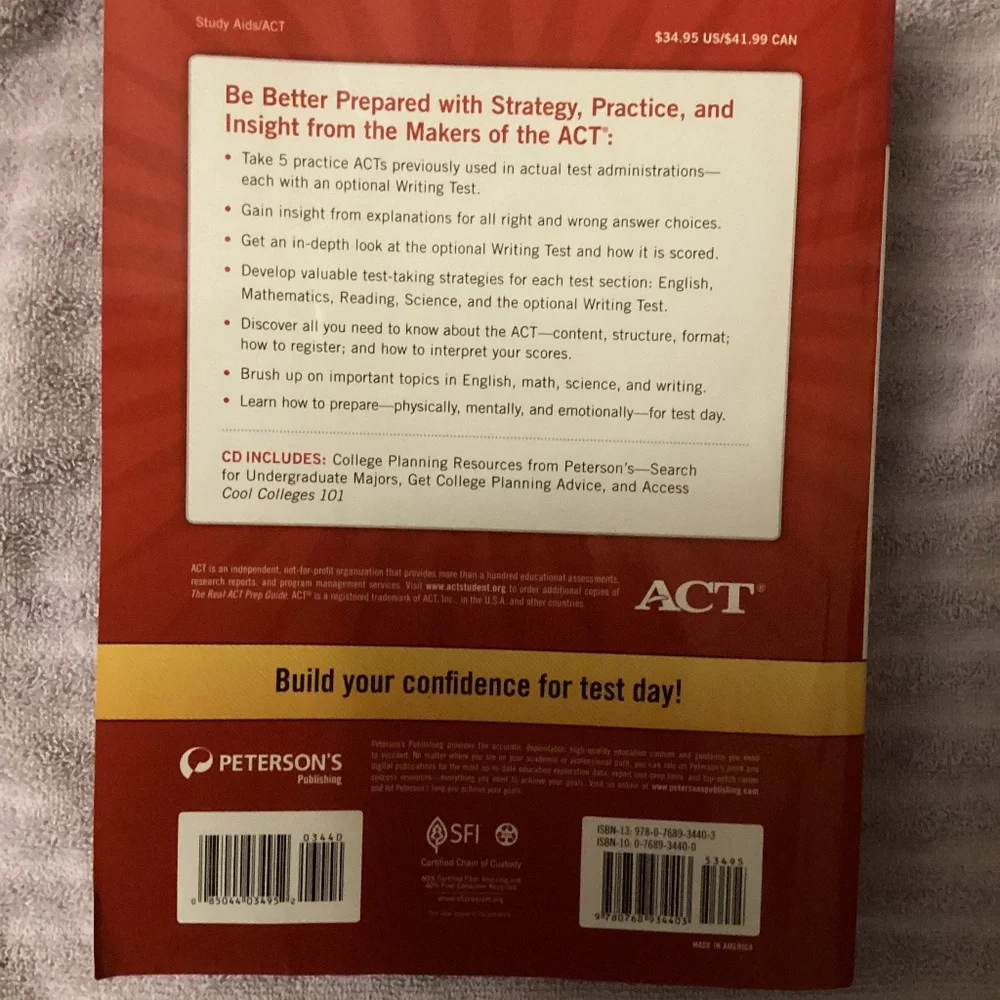 The Real ACT Prep Guide 3rd edition - Picture 2 of 3